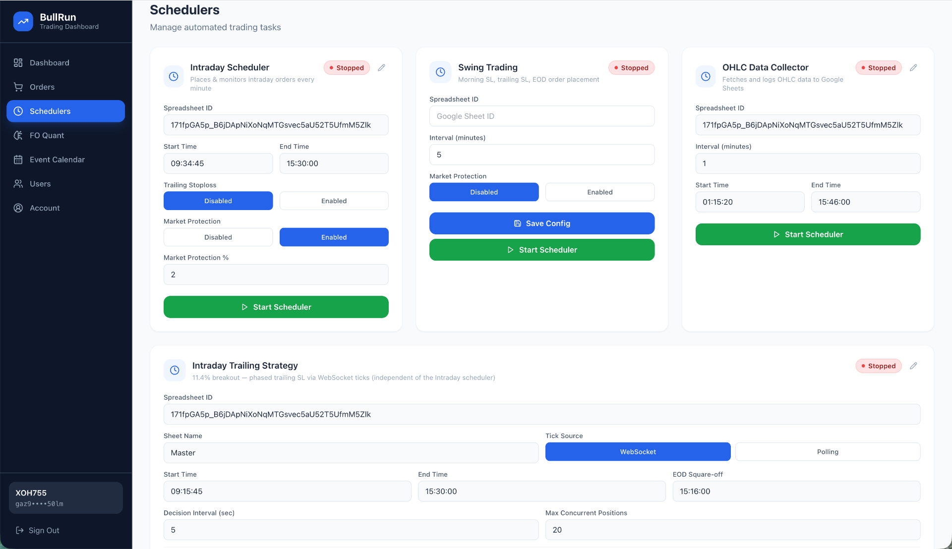 Automated Scheduler Frameworks